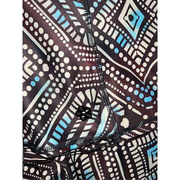 Peach Reversible Tue Dye Print 7/8 Legging - Picture 2 of 2